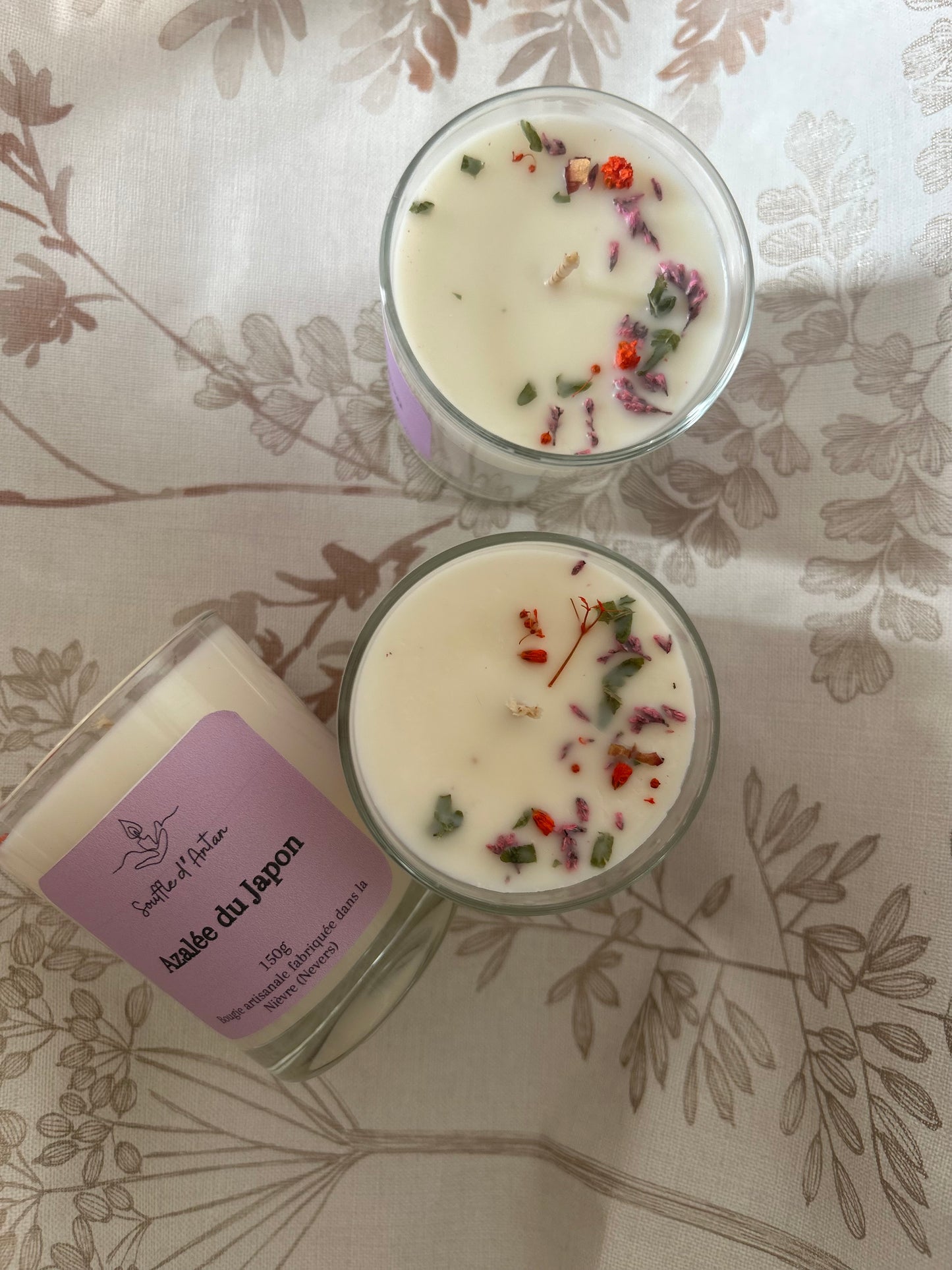 Bougie azalée du Japon 150g