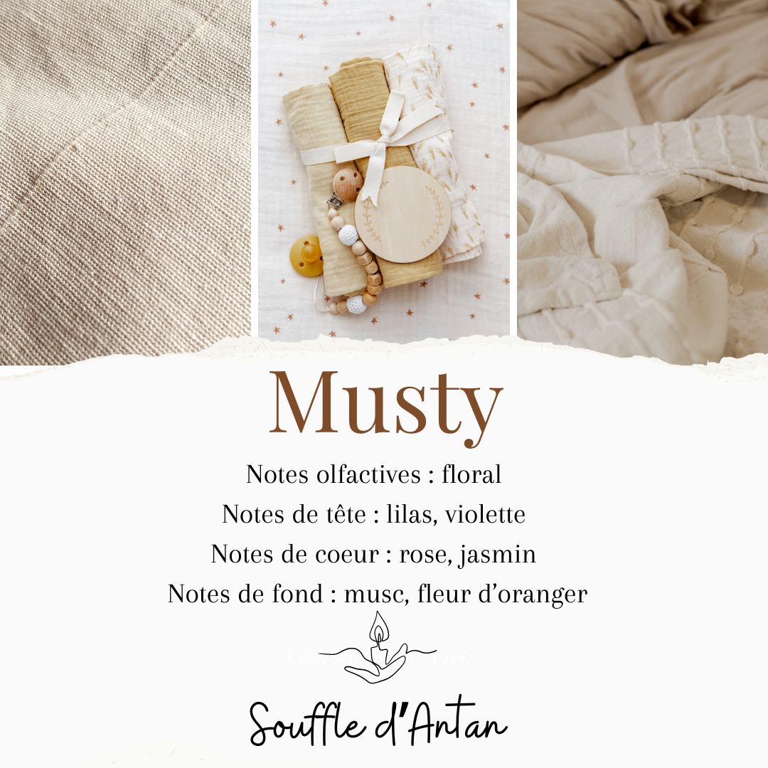 Bougie Musty 150g