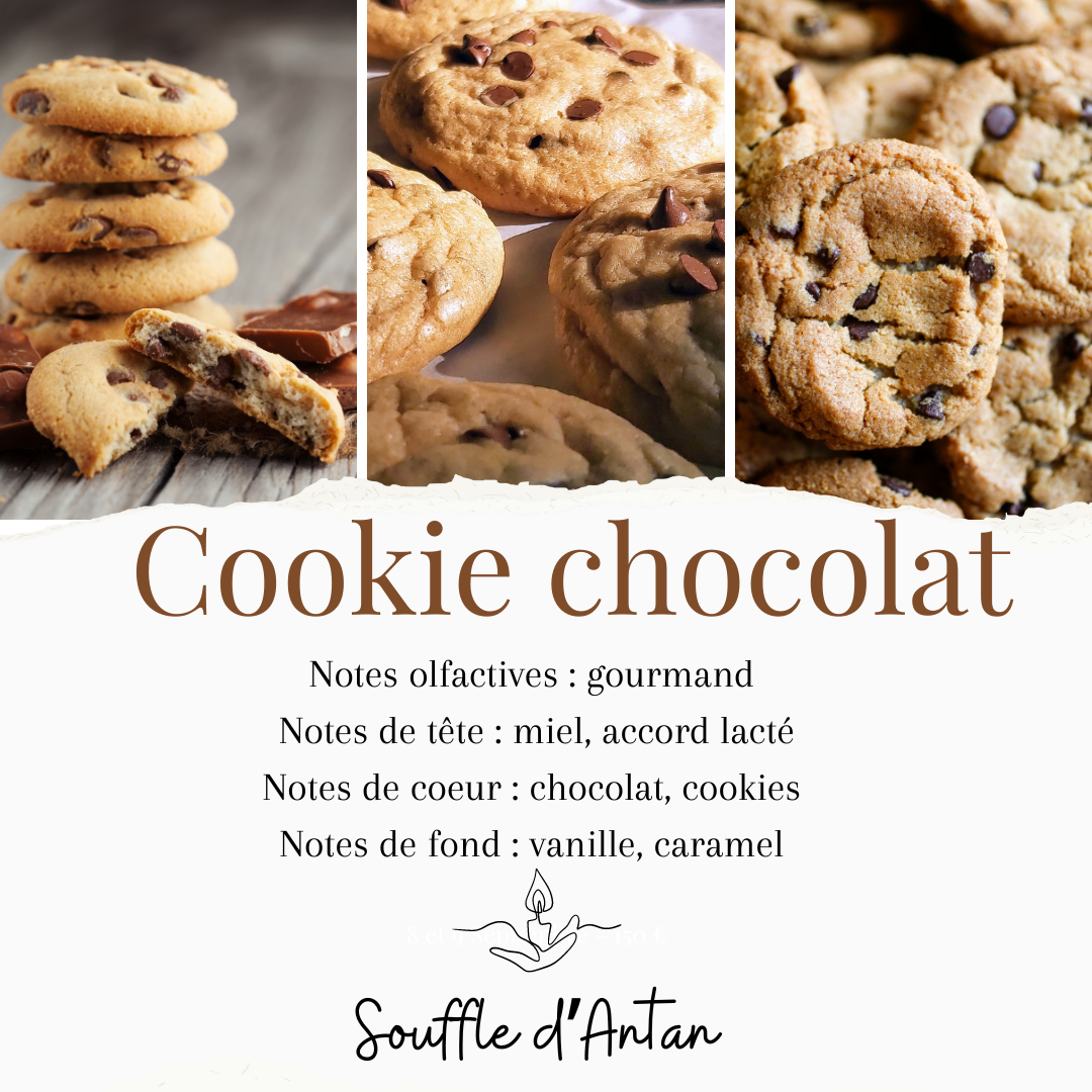 Bougie cookie chocolat 150g