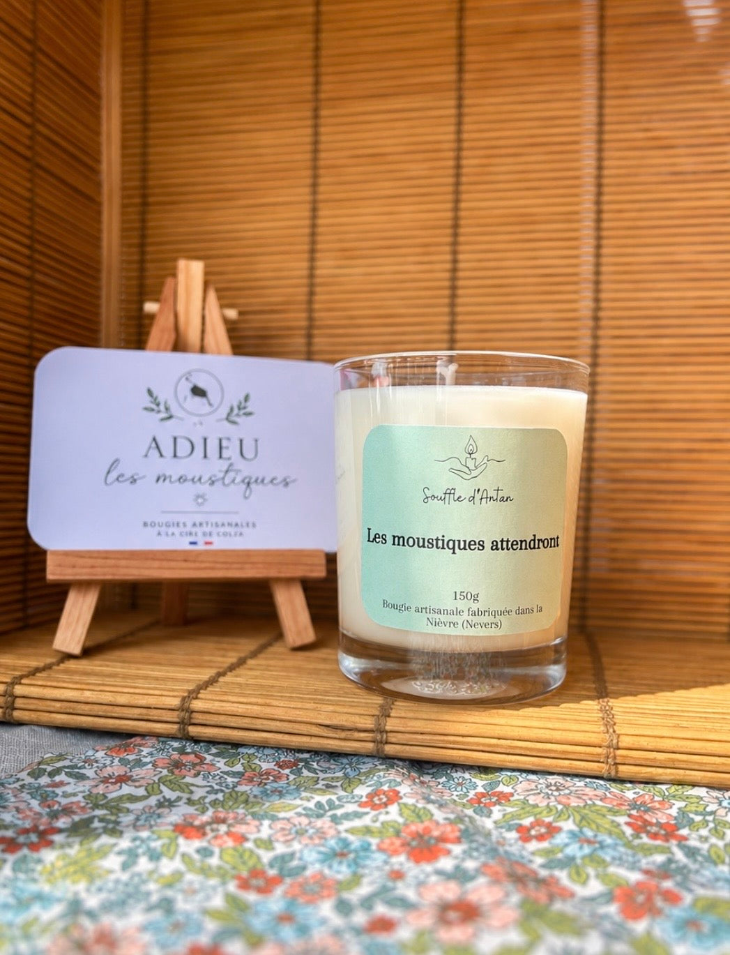 Bougie citronnelle géranium 150g