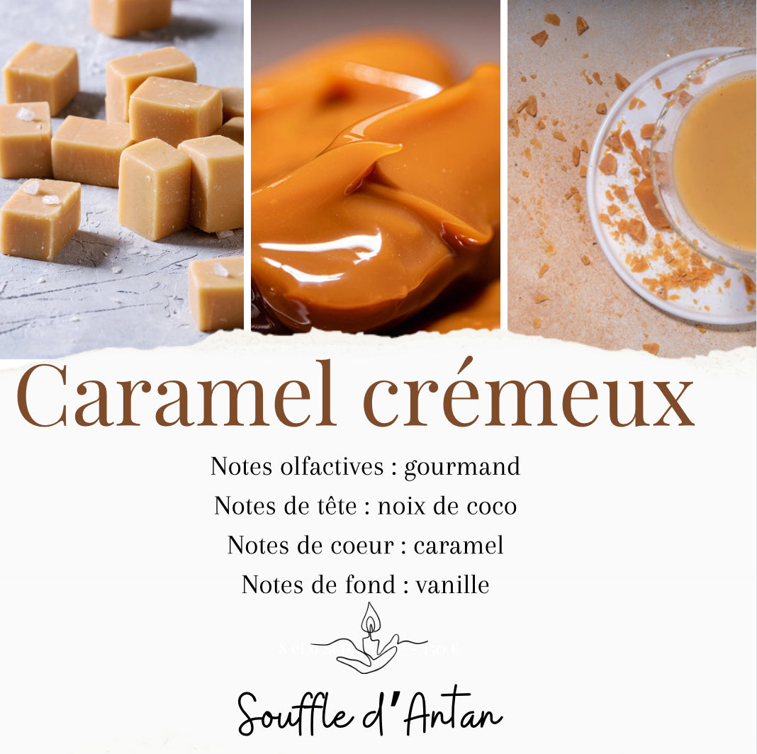 Bougie caramel crémeux 150g