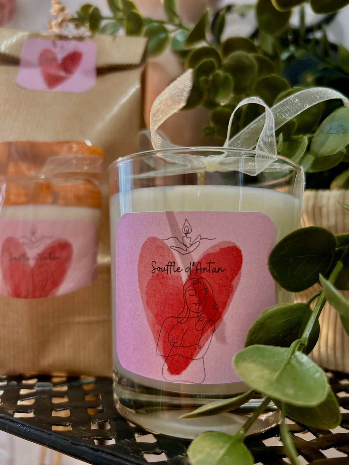 Bougie octobre rose
