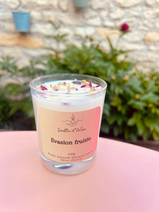 Bougie évasion fruitée 150g