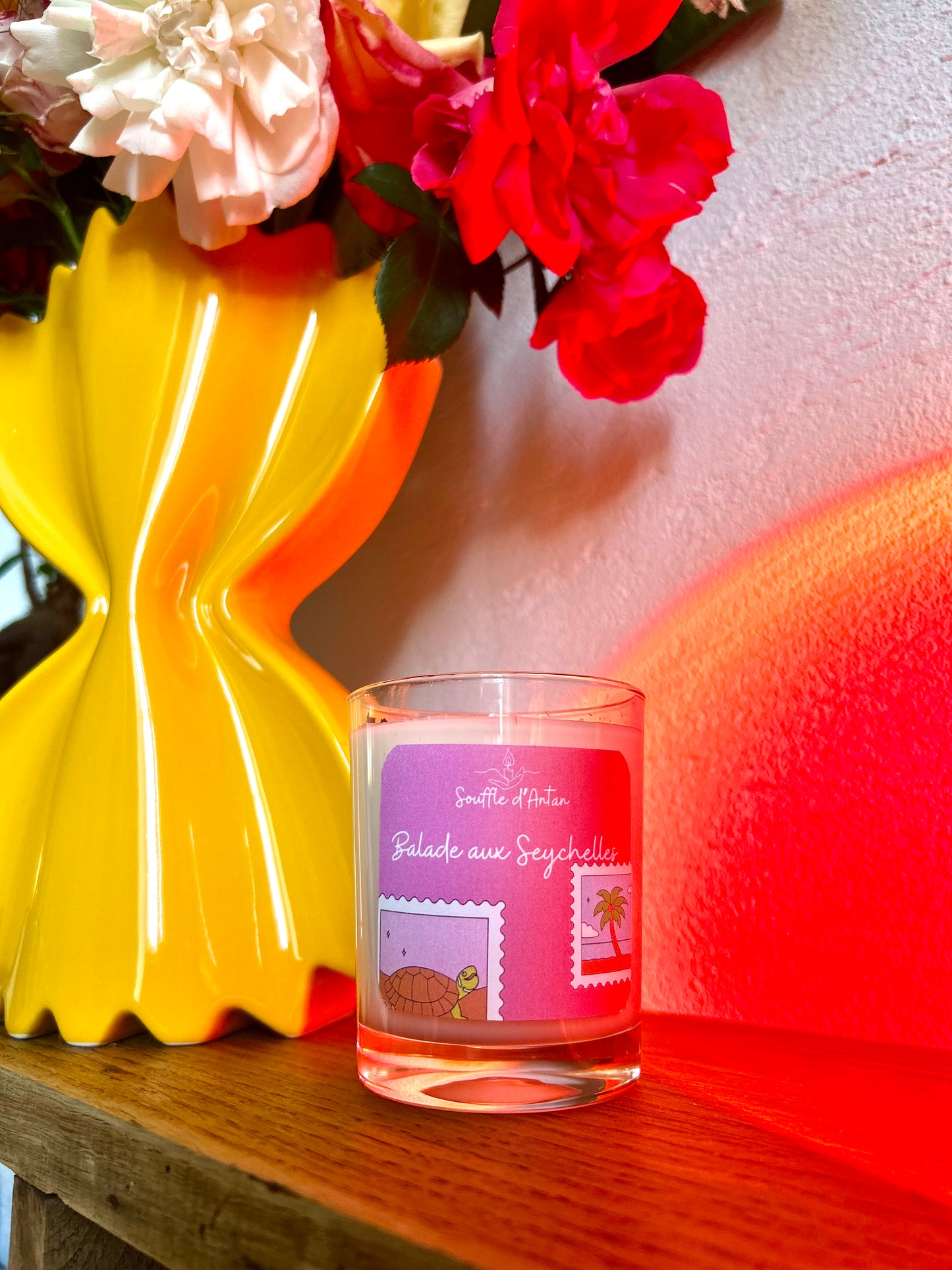 Bougie « balade aux Seychelles »