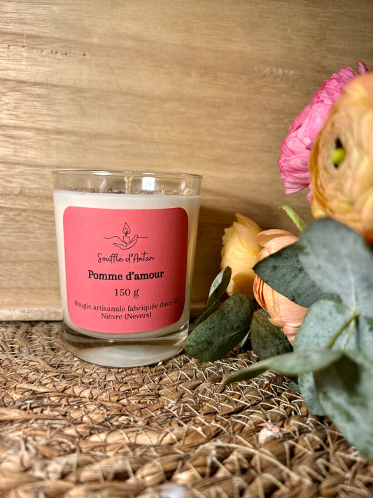 Bougie pomme d’amour 150g