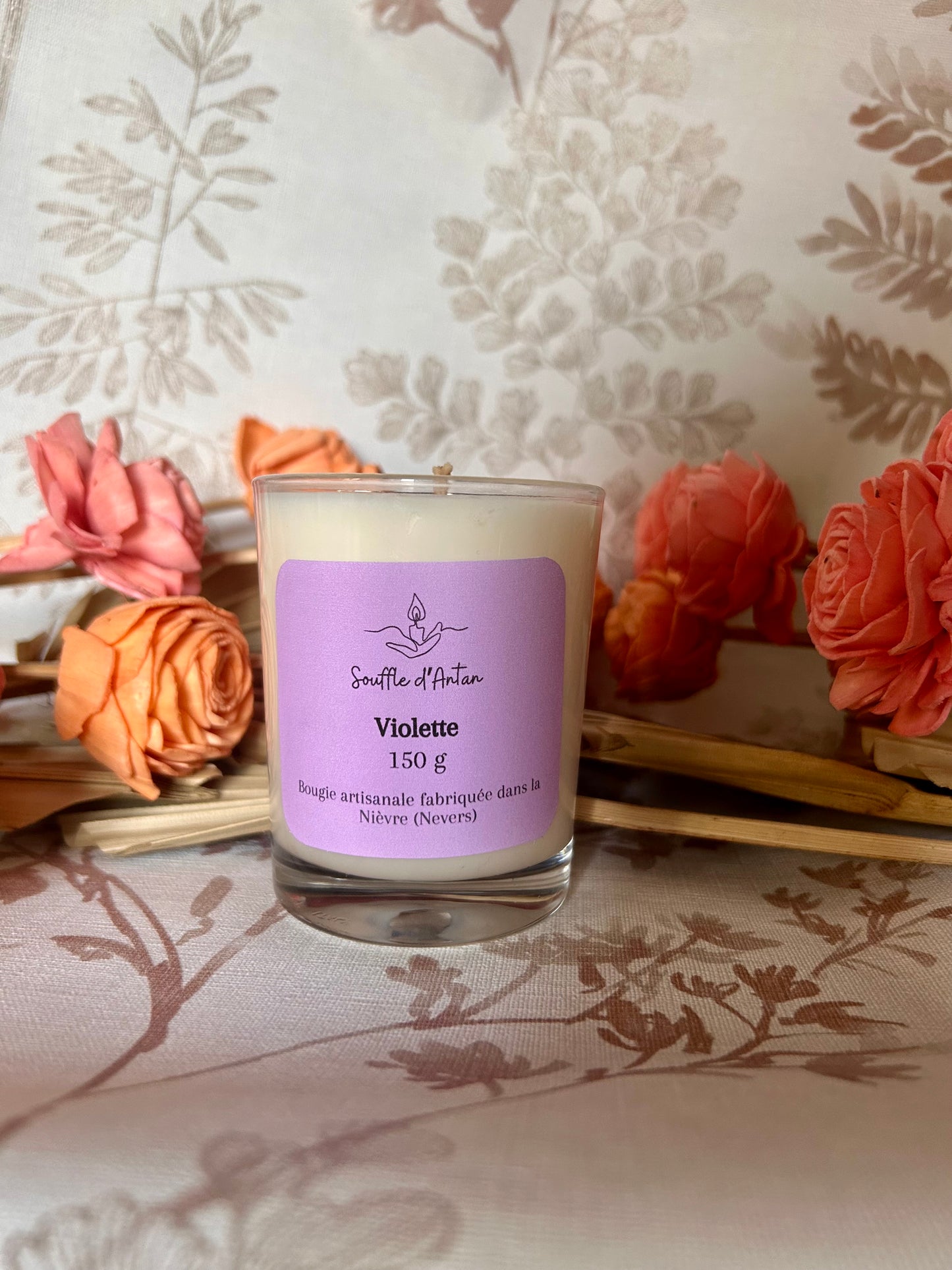 Bougie violette 150g