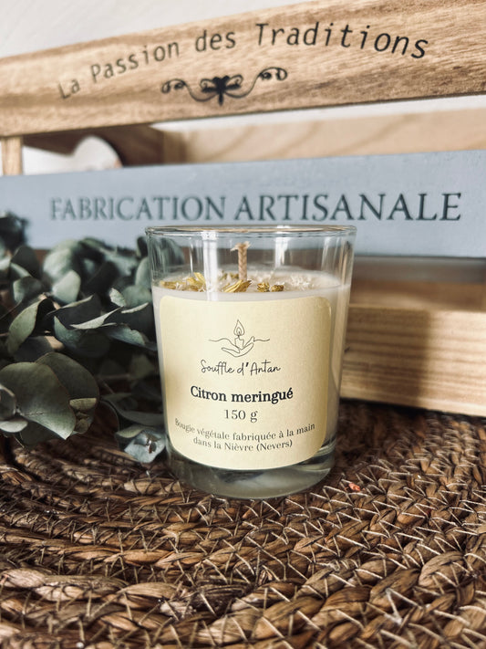 Bougie citron meringué 150g