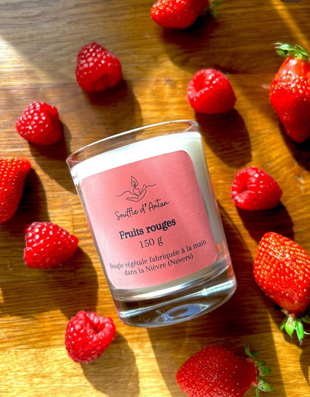 Bougie fruits rouges 150g